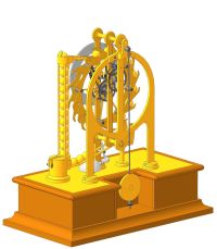 A ferris wheel clock