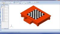 Шахматный этюд в КОМПАС-3D