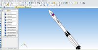 Модель Космического корабля «Союз» с ракетоносителем