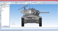 Танк 3D модель M24 «Чаффи»