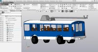Модель троллейбуса ЗИУ 9б