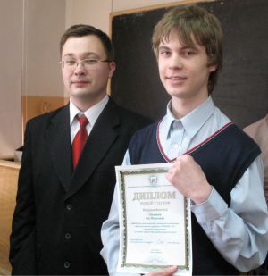 Дмитрий Яковенко (АСКОН-Новосибирск) и победитель Ян Щанкин