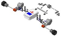 Сборочная модель робота-пятиминутки конструктора Lego Mindstorms