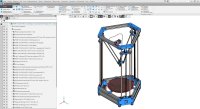 Разработка «дельта-системы» 3D принтера