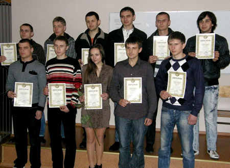 Победители Всеукраинской студенческой олимпиады по деталям машин и основам конструирования