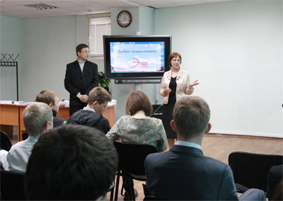 Дмитрий Яковенко (АСКОН-Западная Сибирь) и Татьяна Шарапова (Эгида)
