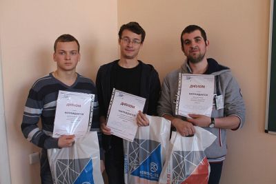Слева направо: Катькало Богдан, Дмитренко Олег, Бабич Тарас
